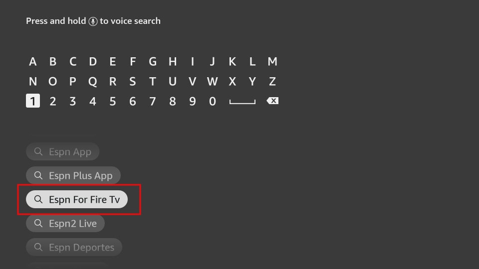 ESPN for fire tv