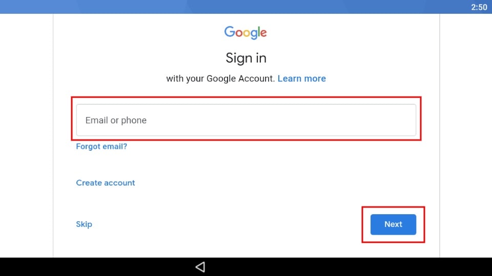 Gmail Sign in
