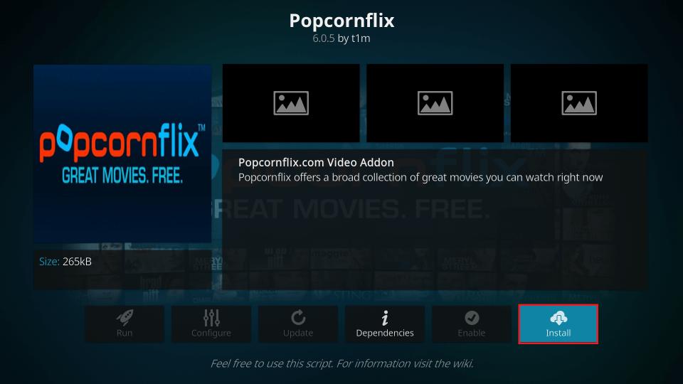 how to install popcornflix kodi