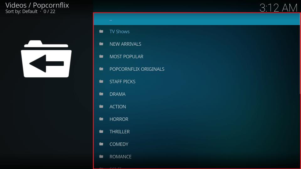 install popcornflix kodi