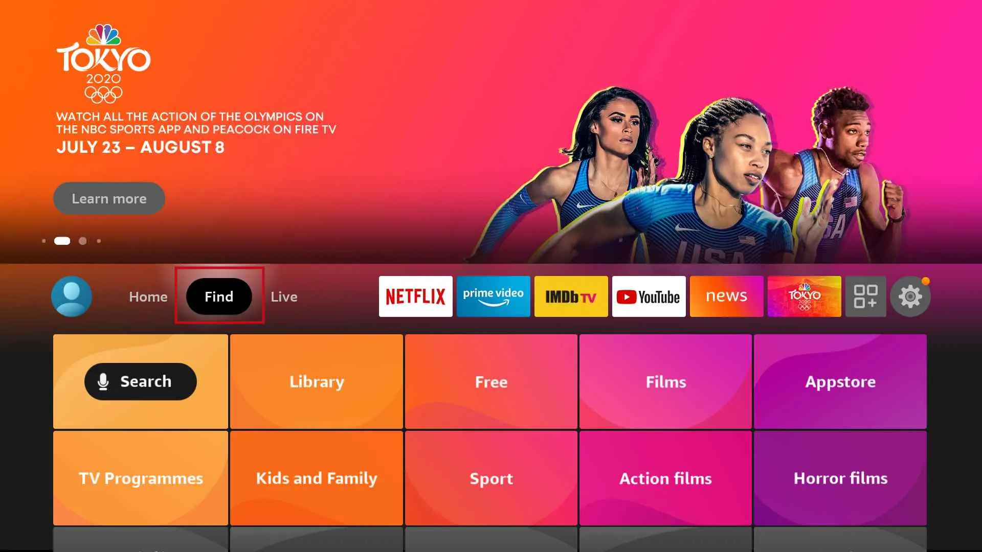 free sports app for firestick