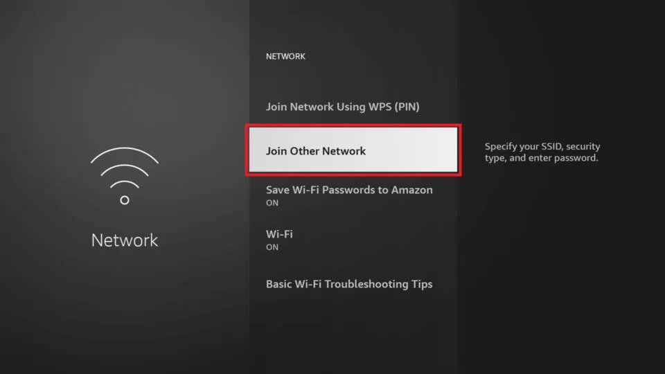 network disconnected firestick