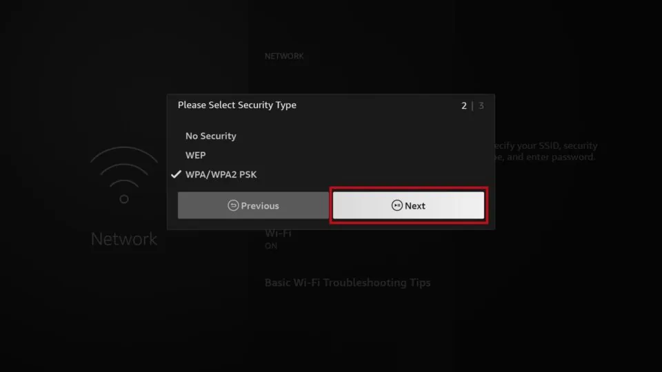 fire stick not connecting to wifi