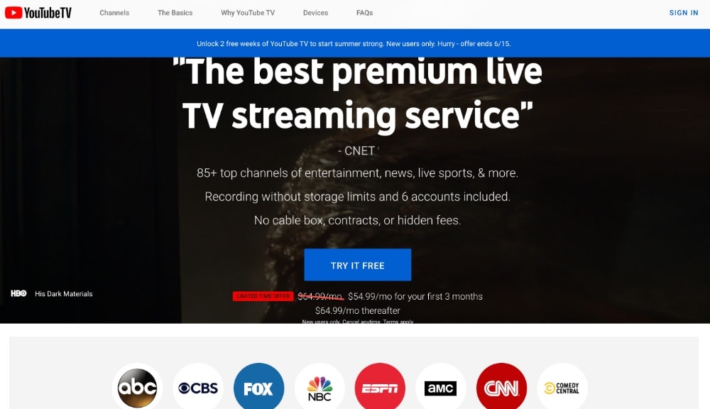 youtube tv