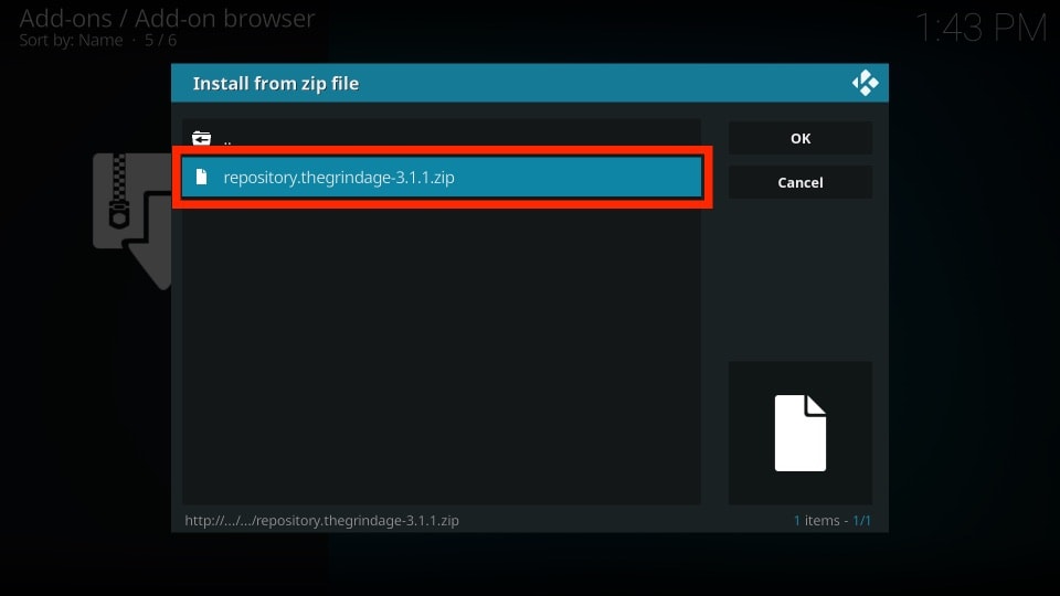 download grind build for kodi