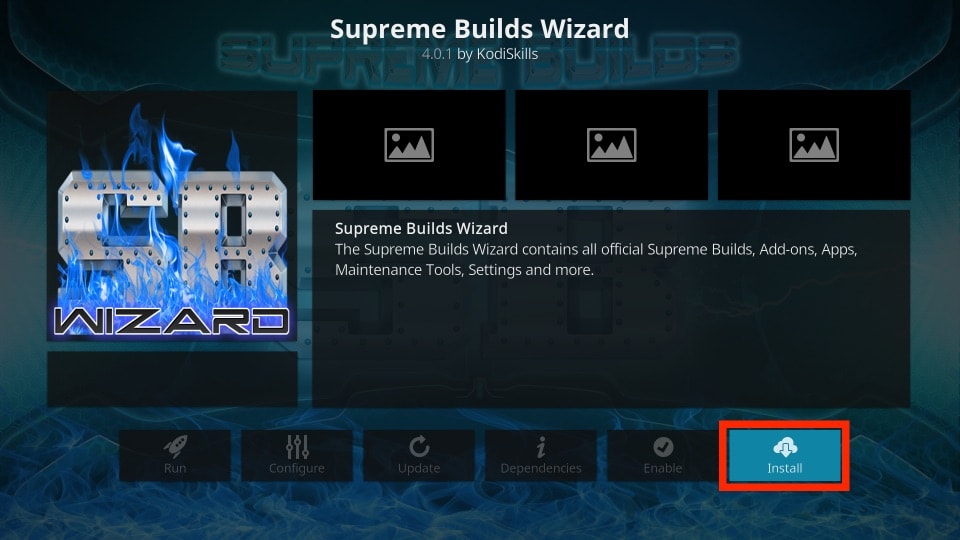 how to install supreme builds on kodi