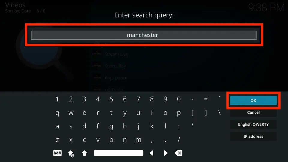 manchester search query