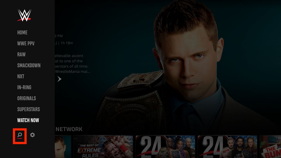 search wwe app