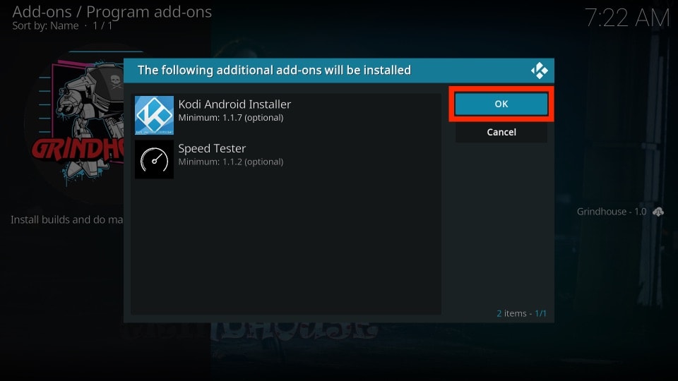 Additional addons