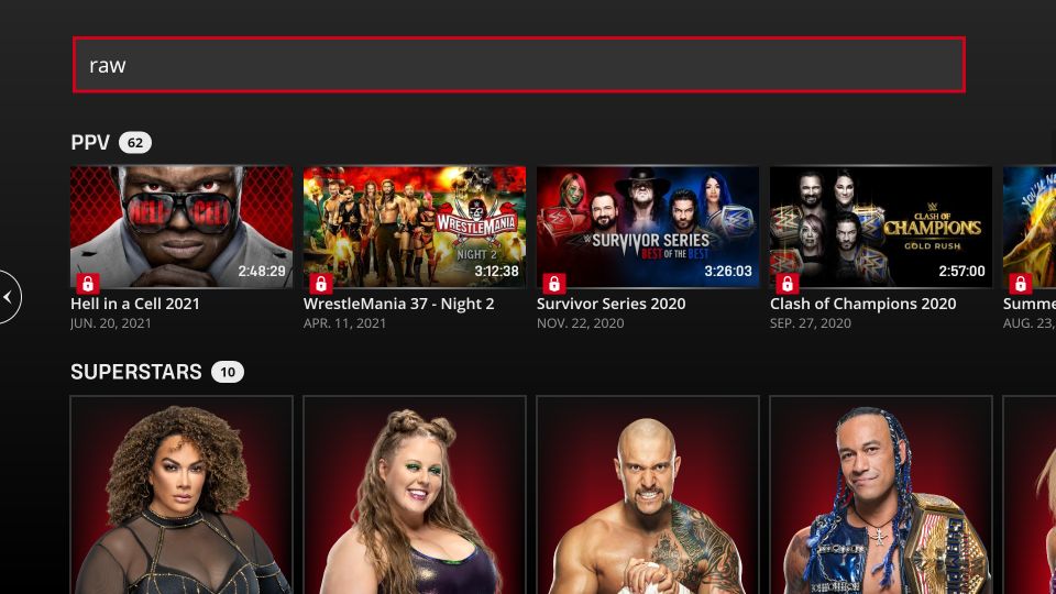 wwe network on amazon firestick