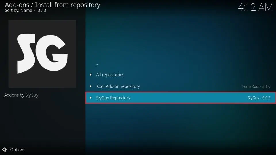 select slyguy repository