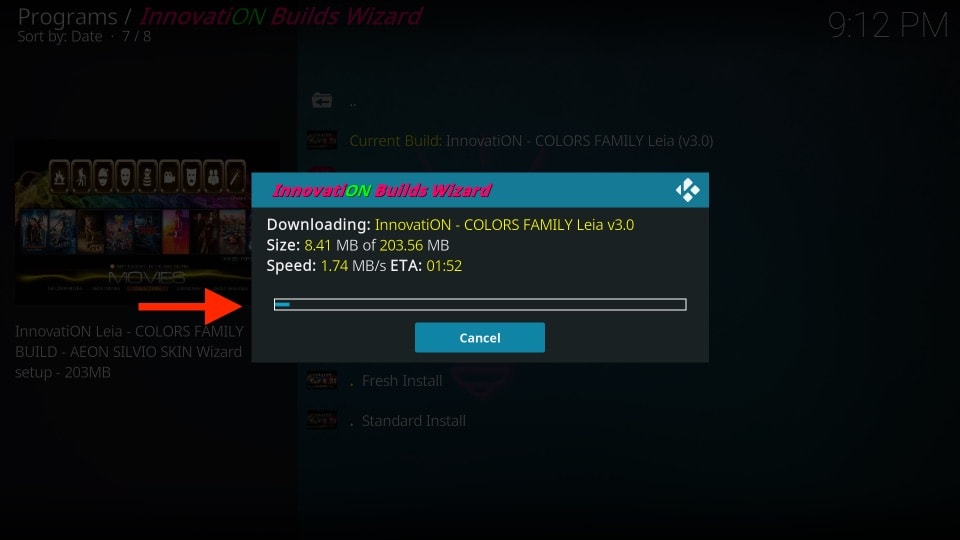 download innovation kodi builds