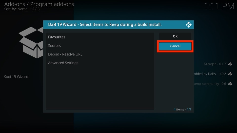 install dabutcher builds on kodi