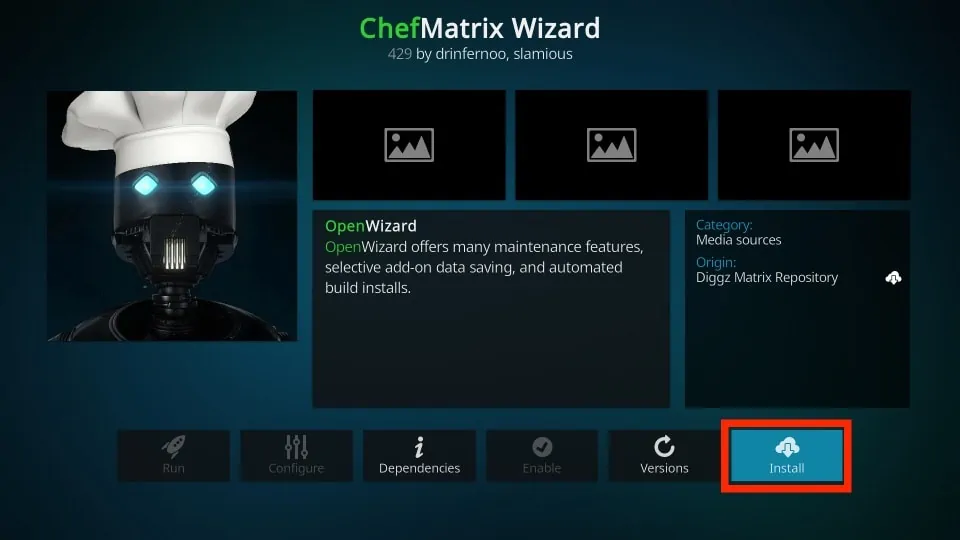 how to install diggz xenon kodi build