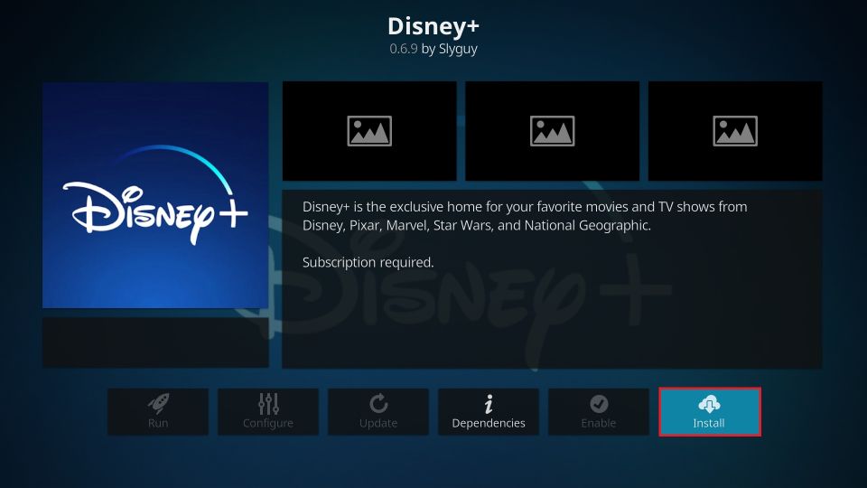 install disney + addon