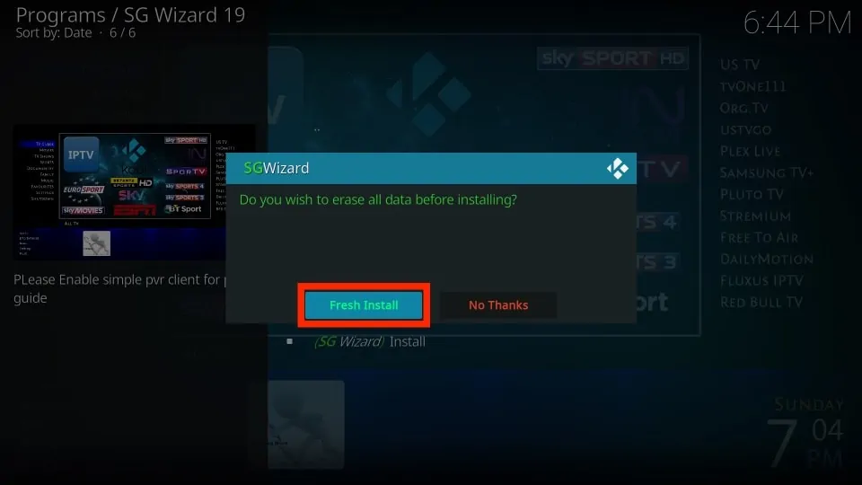 sg wizard kodi builds on firestick