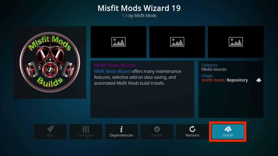 how to install misfit mods wizard