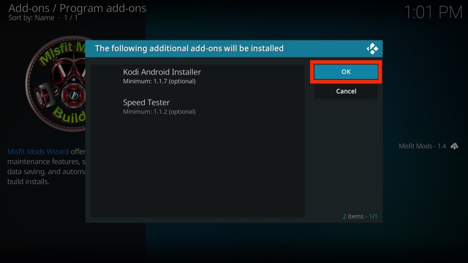 Additional addons