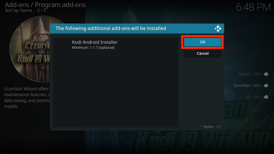 Additional addons