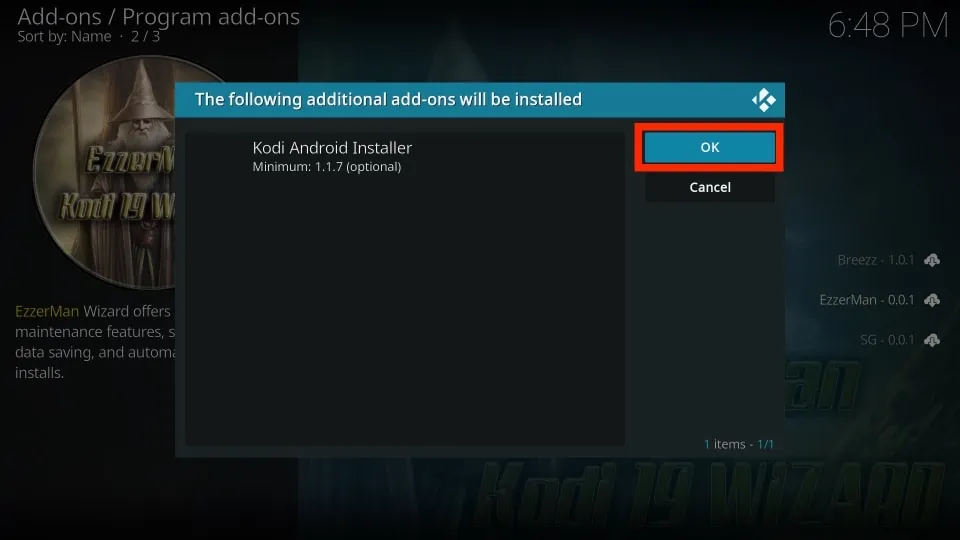 Additional addons