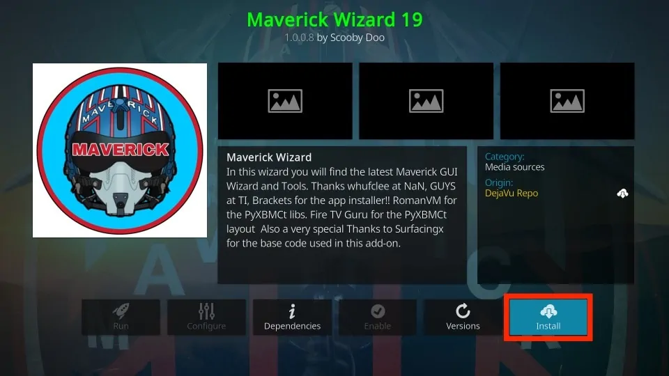 how to install maverick kodi builds