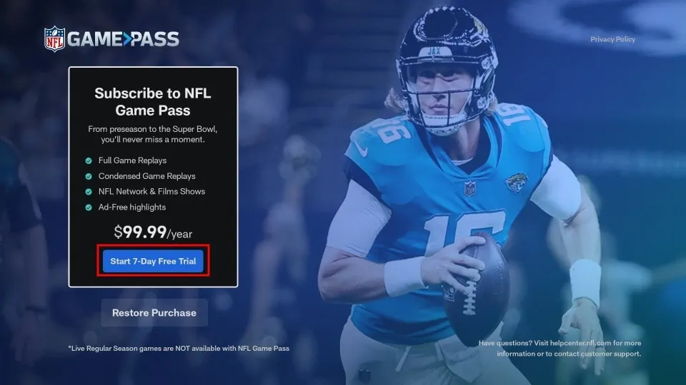 subscribe to nfl game pass