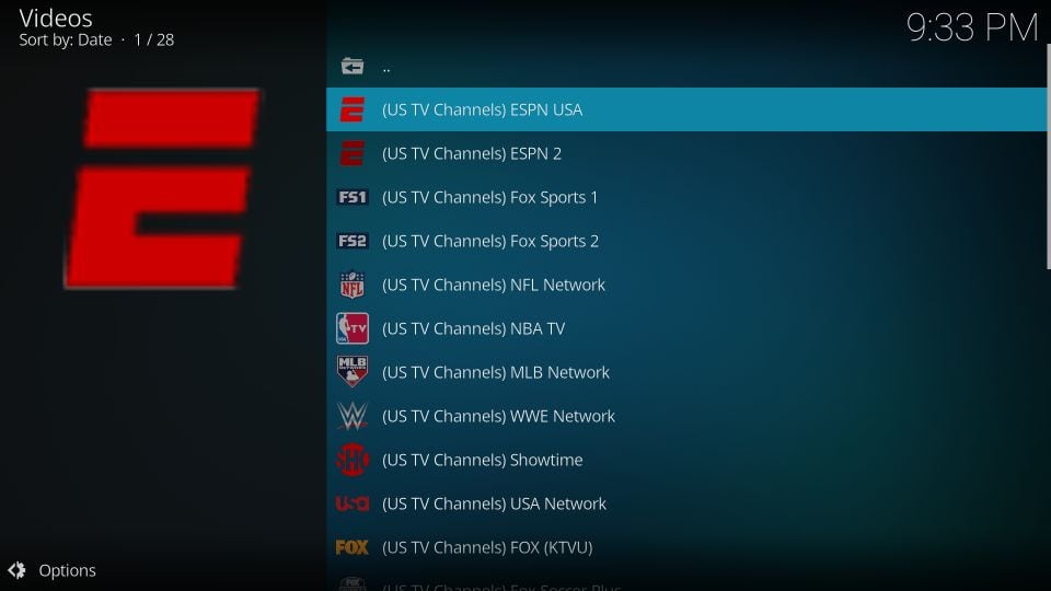 how to use q sports kodi addon