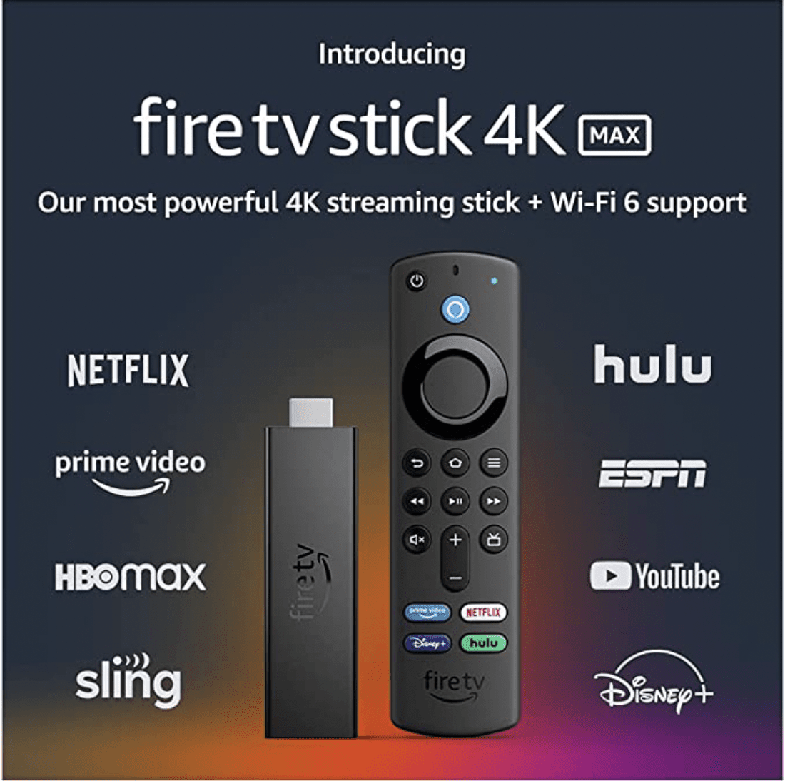 FireStick 4K Max 40 Faster with WiFi 6 (Full Specifications) Fire