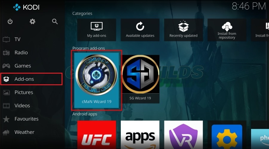kodi addons