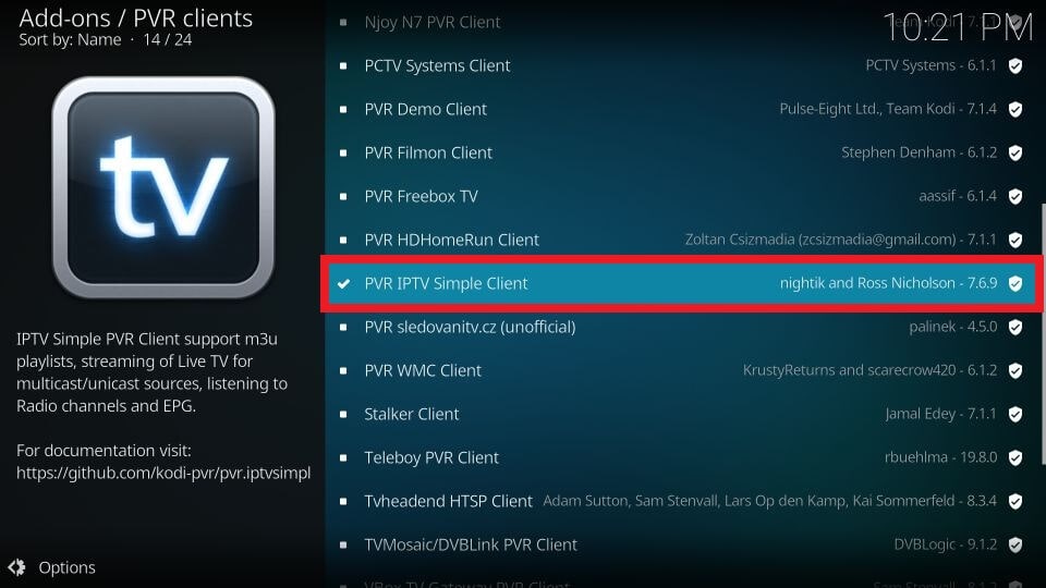 iptv kodi