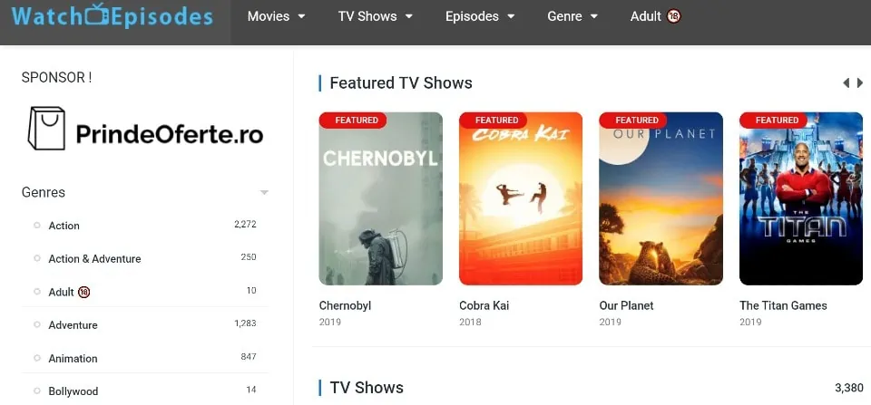 watch tv shows online free