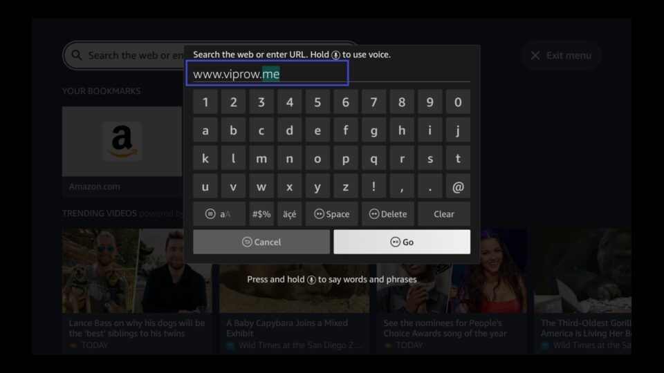 url of vip row sports
