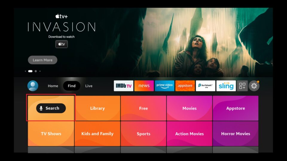 firestick search
