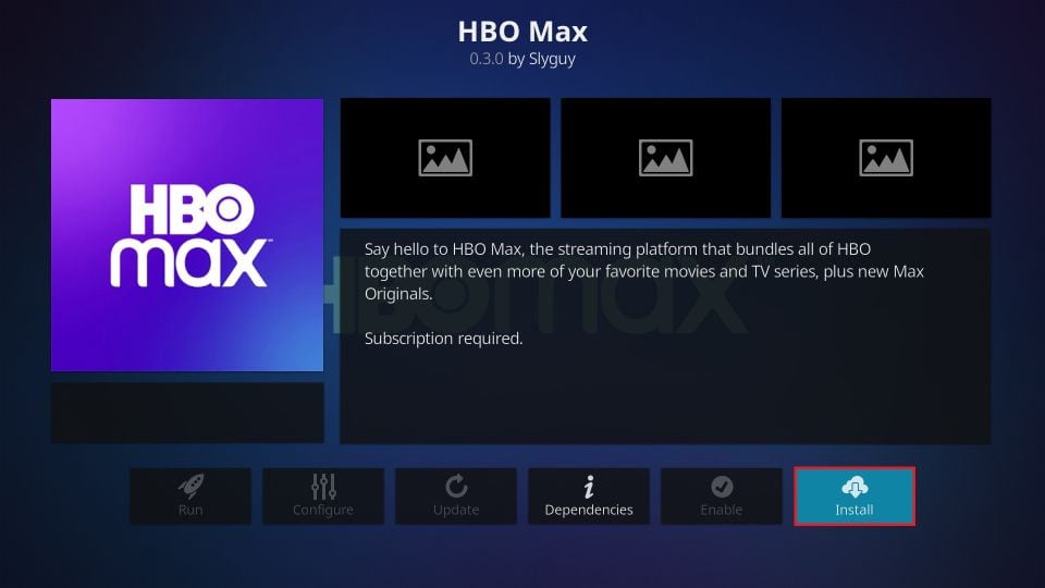 how to install hbo max on kodi