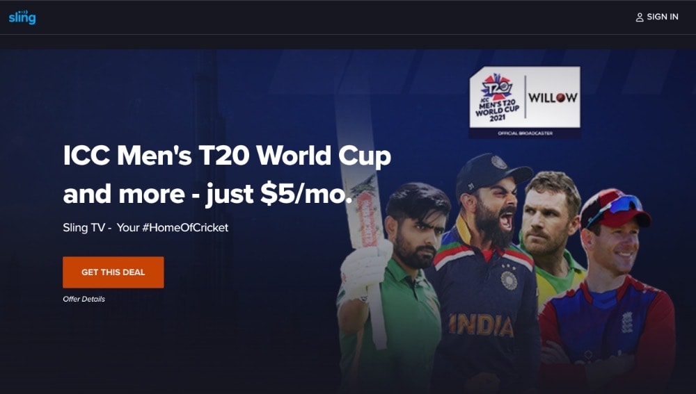 live stream T20 World Cup on amazon firestick