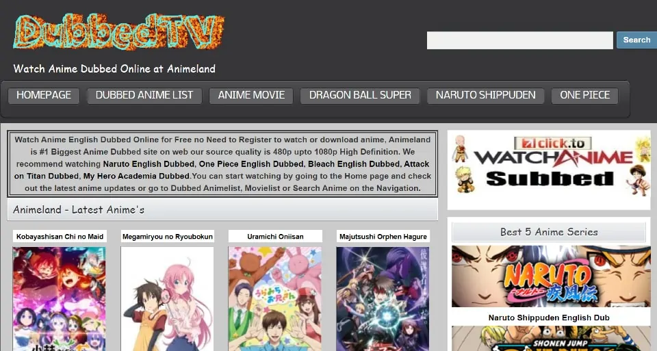Discover 68+ free anime dubbed sites latest