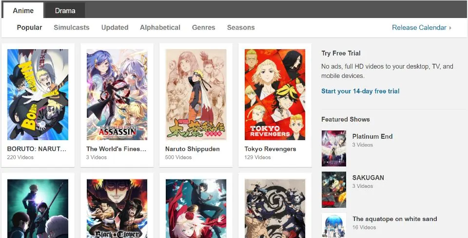 Anime streaming sites to watch anime Free  Legal  Geekymint