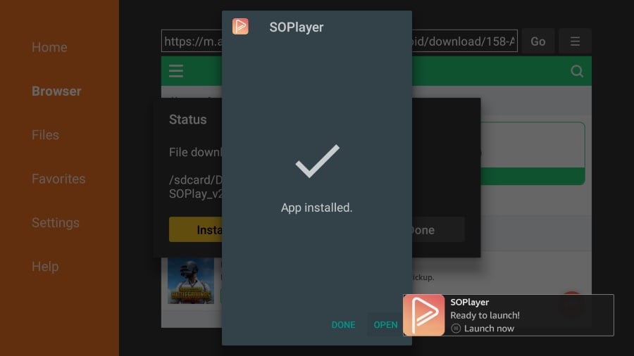 so player installed