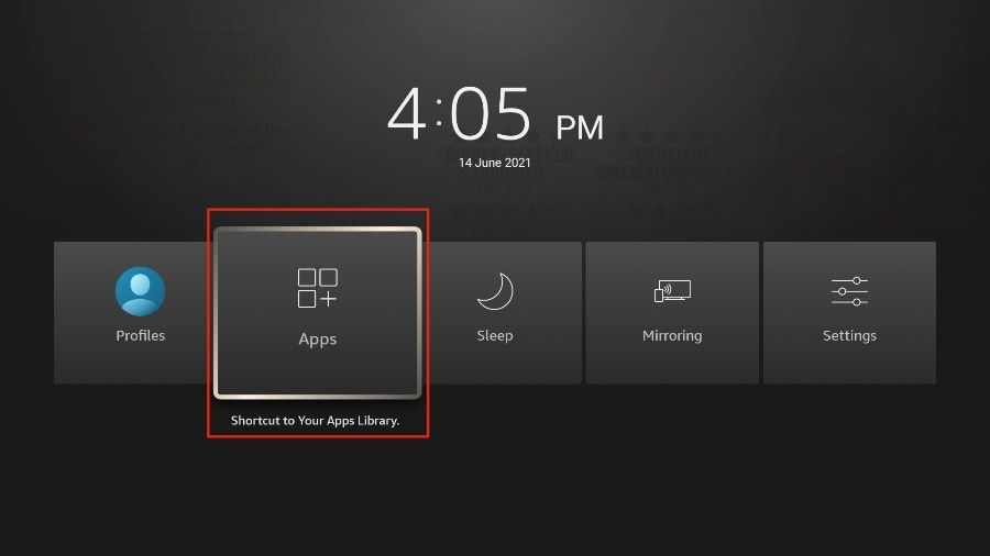 apps menu