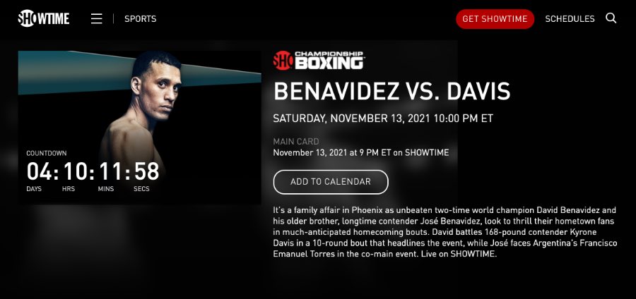 Watch David Benavidez vs Kyrone Davis Fight on Amazon Fire TV Stick