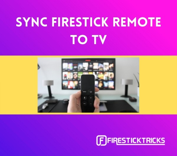 how to sync firestick remote to tv