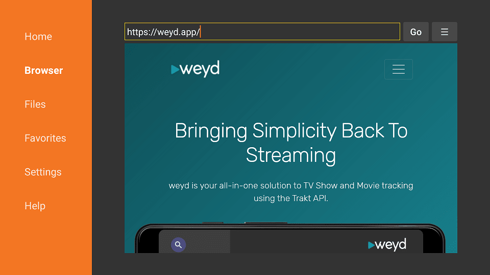 weyd app on firestick