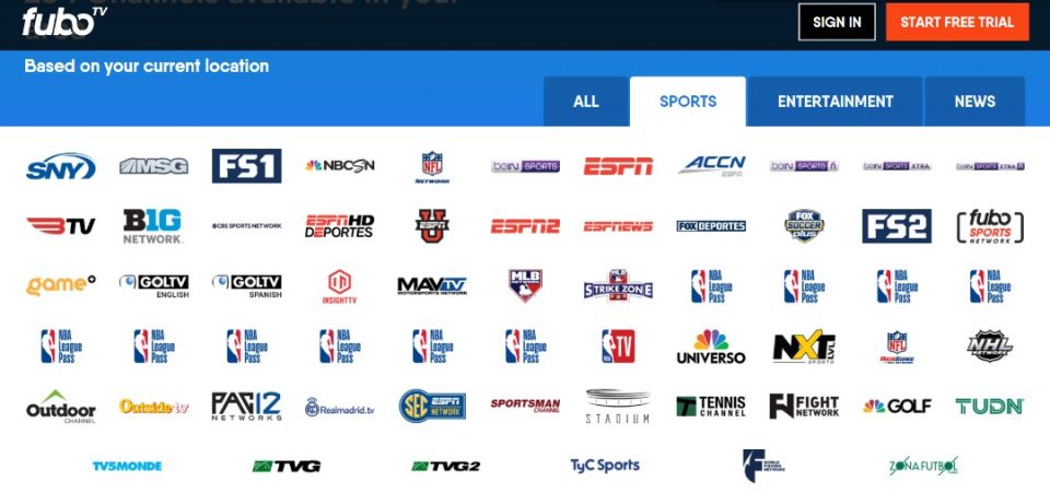 sports tv on firestick