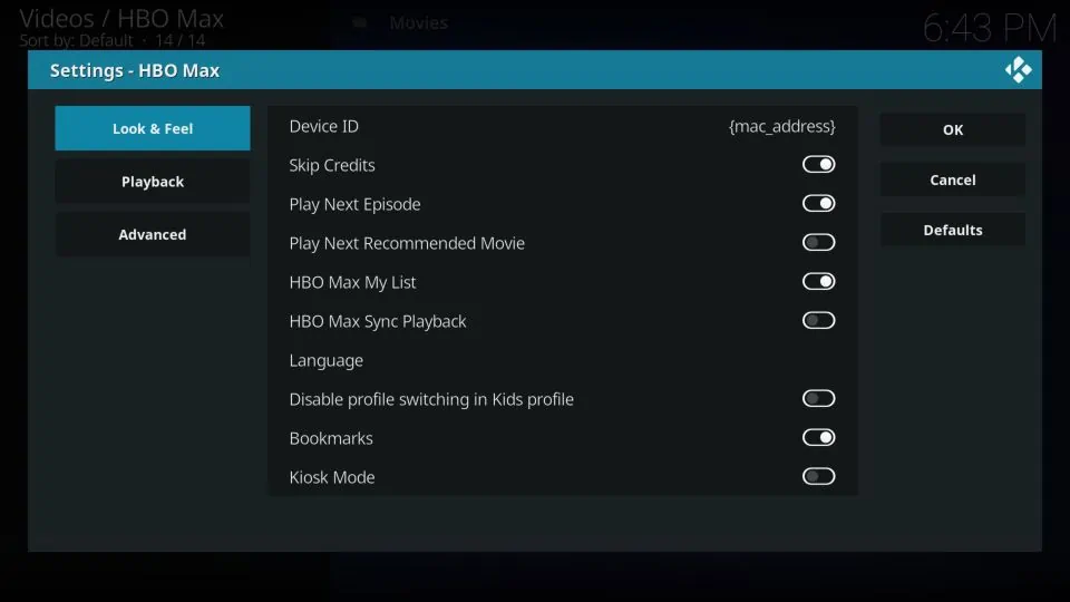 how to install hbo max on kodi