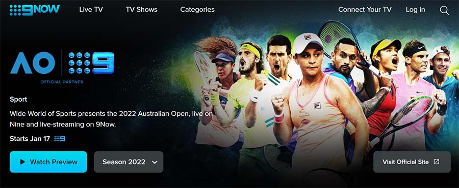 how to watch australian open 2022 in australia