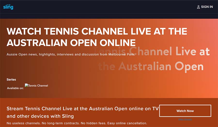 how to watch australian open on firestick