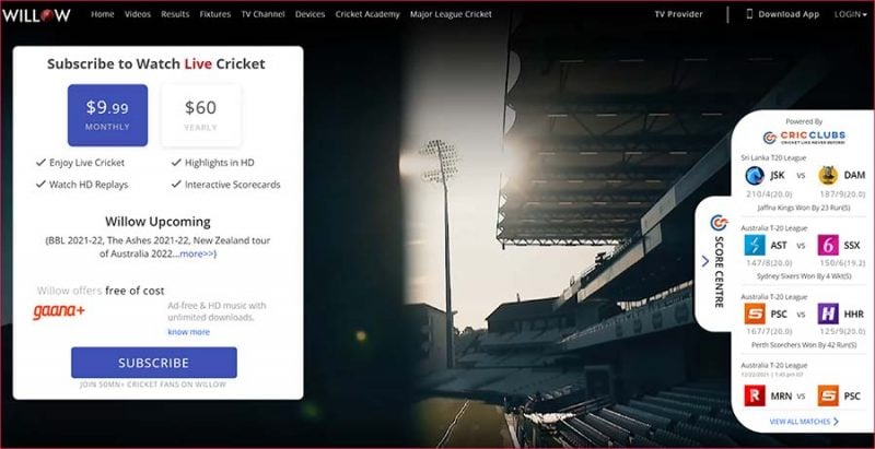 Ashes 2021 live streaming