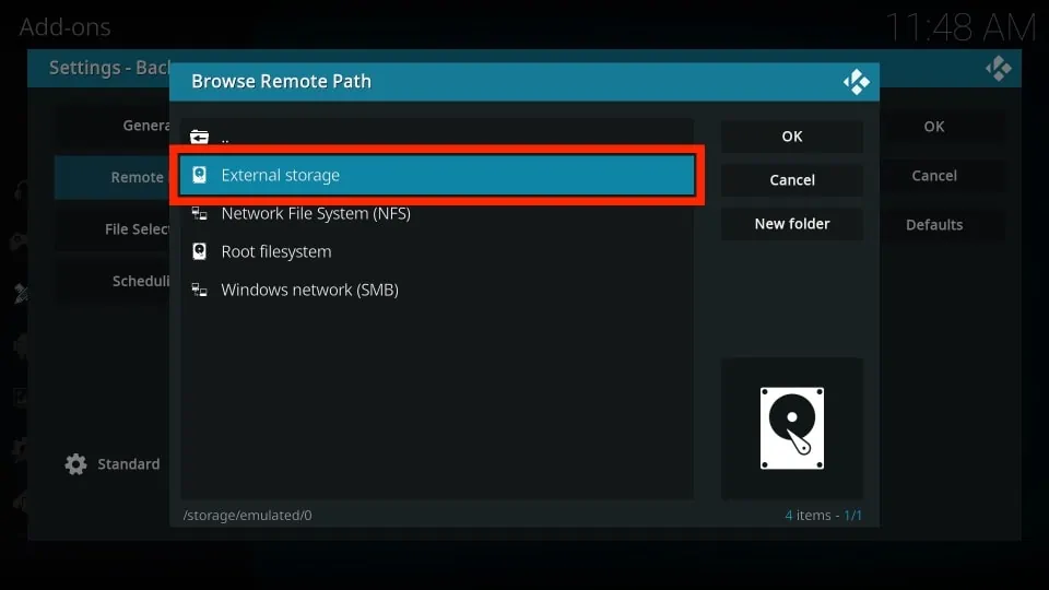 how to reset Kodi on FireStick