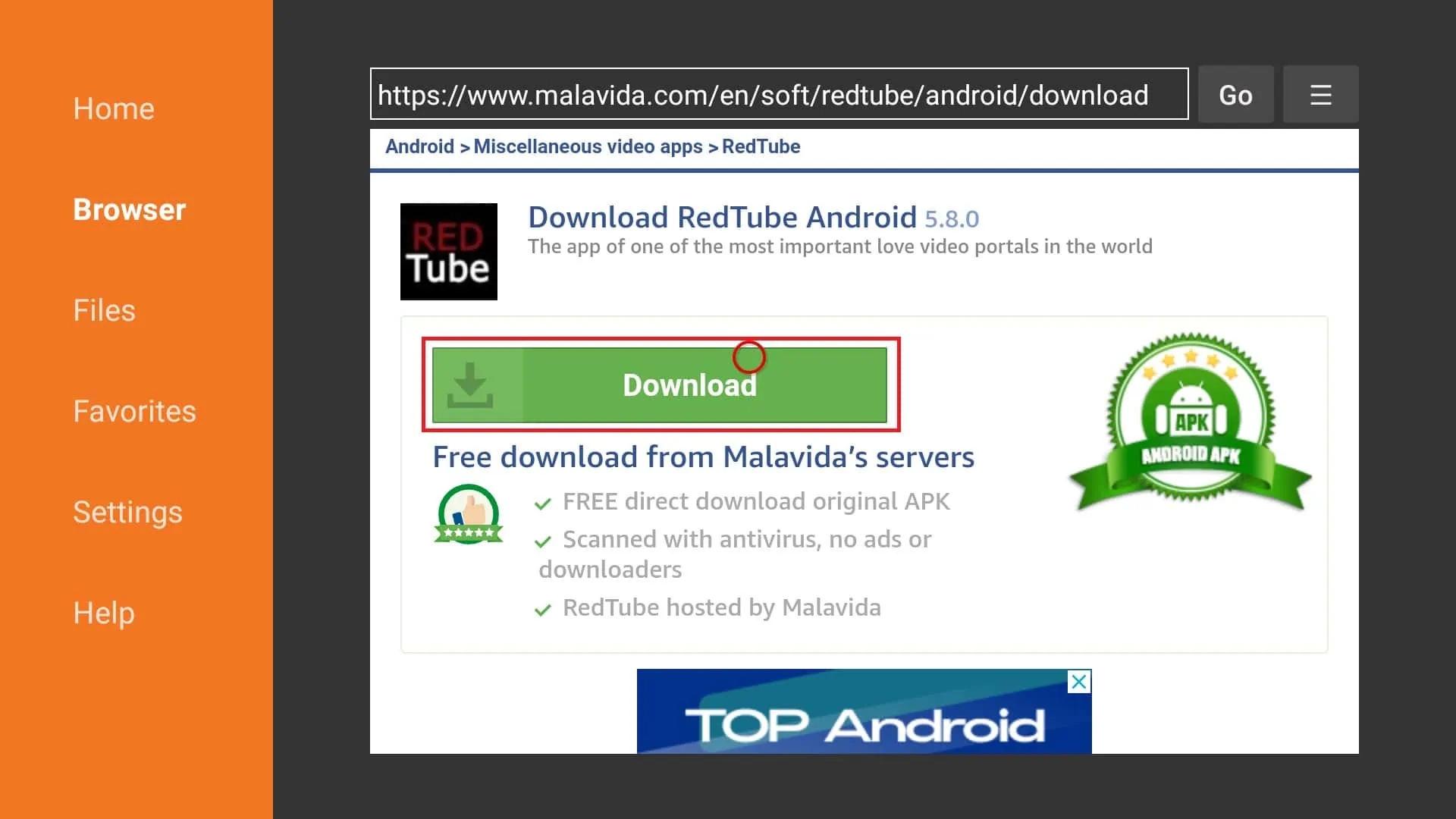 redtube apk download