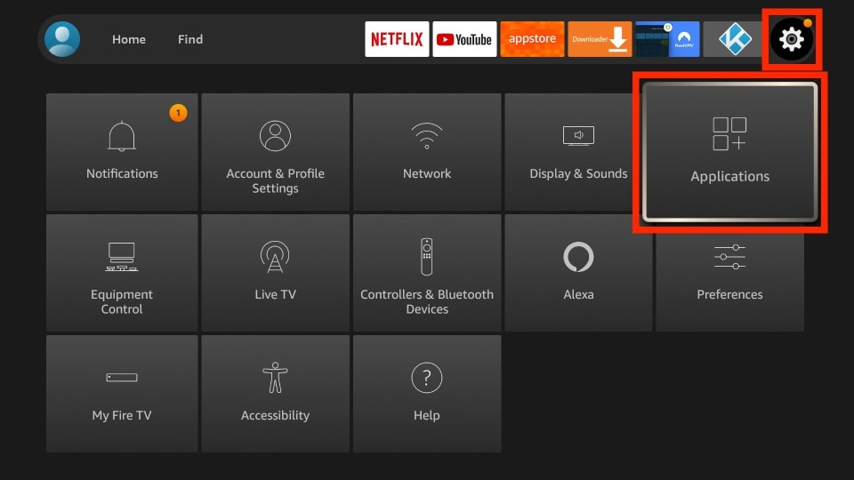 reset kodi amazon fire stick